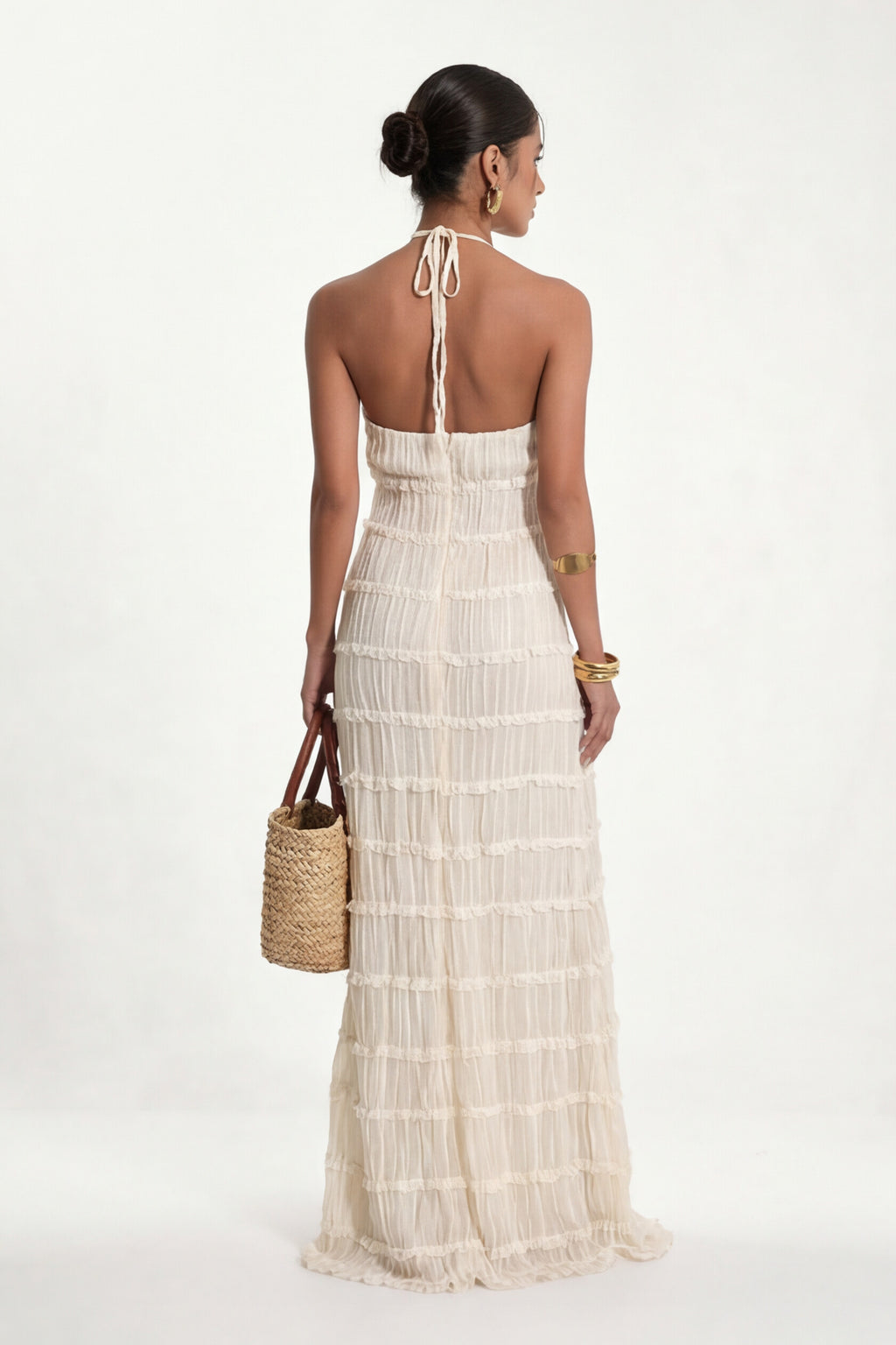 Vestido Halter com Amarração