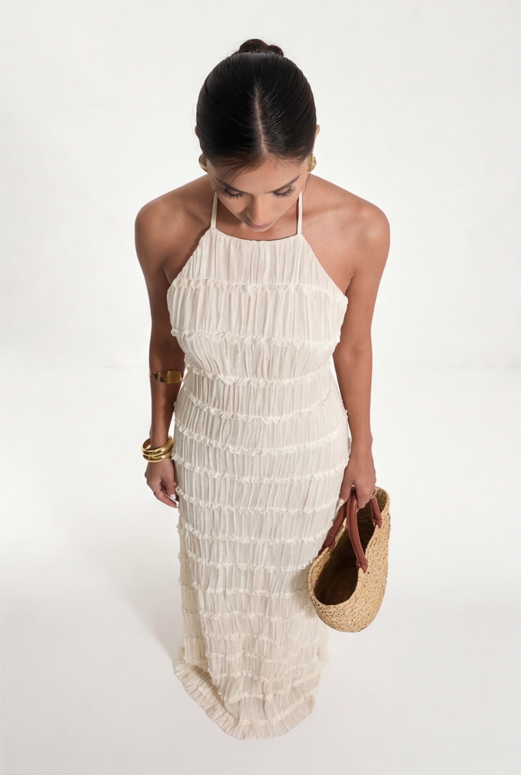 Vestido Halter com Amarração